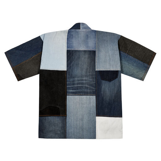 Patchwork denim jacket by The Revival